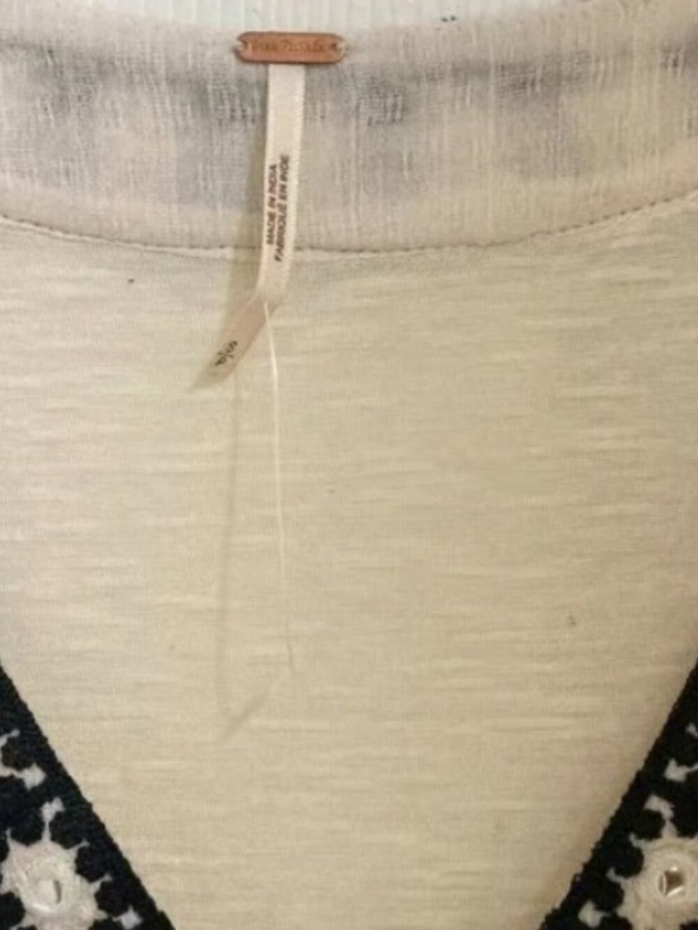 Beautiful Free People Sleeveless Peasant Top S - Picture 4 of 5